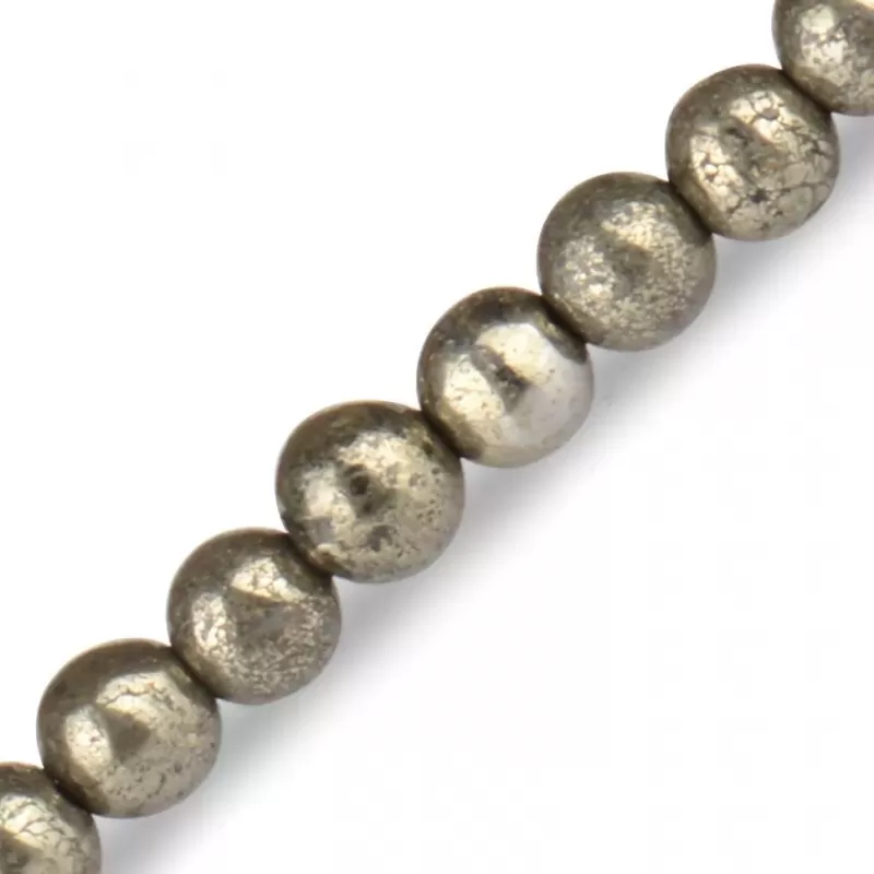 Браслет в два оборота на резинке Everiot Select LNS-2053 из агата и пирита