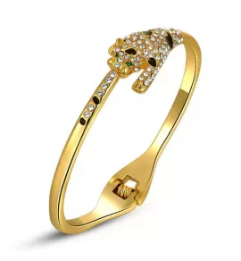 Браслет ROZI BC-15905B гепард, цвет желтое золото