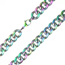 Массивная стальная цепь мужская Everiot SN-ZS-2876 панцирного плетения