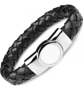Кожаный браслет мужской Everiot BC-MJ-1825 плетеный