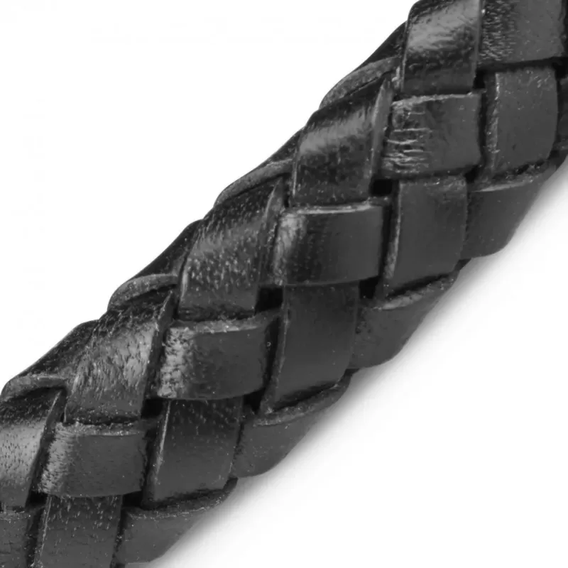 Кожаный браслет мужской Everiot BC-MJ-1825 плетеный