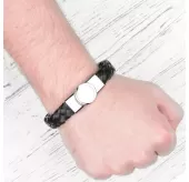 Кожаный браслет мужской Everiot BC-MJ-1825 плетеный