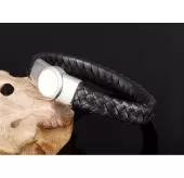 Кожаный браслет мужской Everiot BC-MJ-1825 плетеный