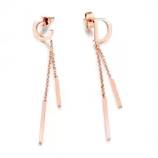 Асимметричные серьги-гвоздики Everiot SE-XP-1775 (висячие серьги)
