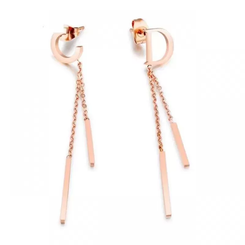 Асимметричные серьги-гвоздики Everiot SE-XP-1775 (висячие серьги)