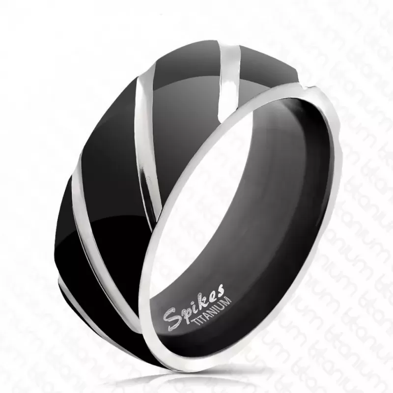 Кольцо из титана Spikes R-TI-3558 для пар