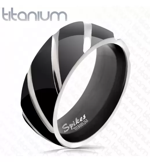 Кольцо из титана Spikes R-TI-3558 для пар