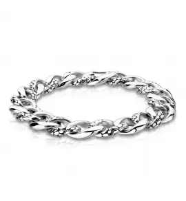 Мужской панцирный браслет-цепь TATIC SSBQ-2859 из нержавеющей стали