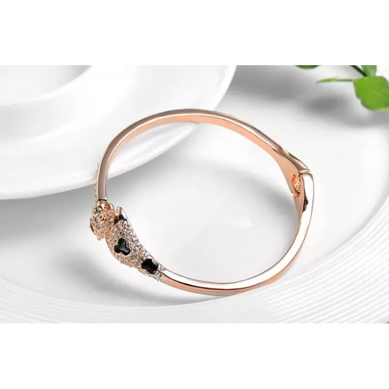 Браслет ROZI BC-15905A гепард, цвет розовое золото