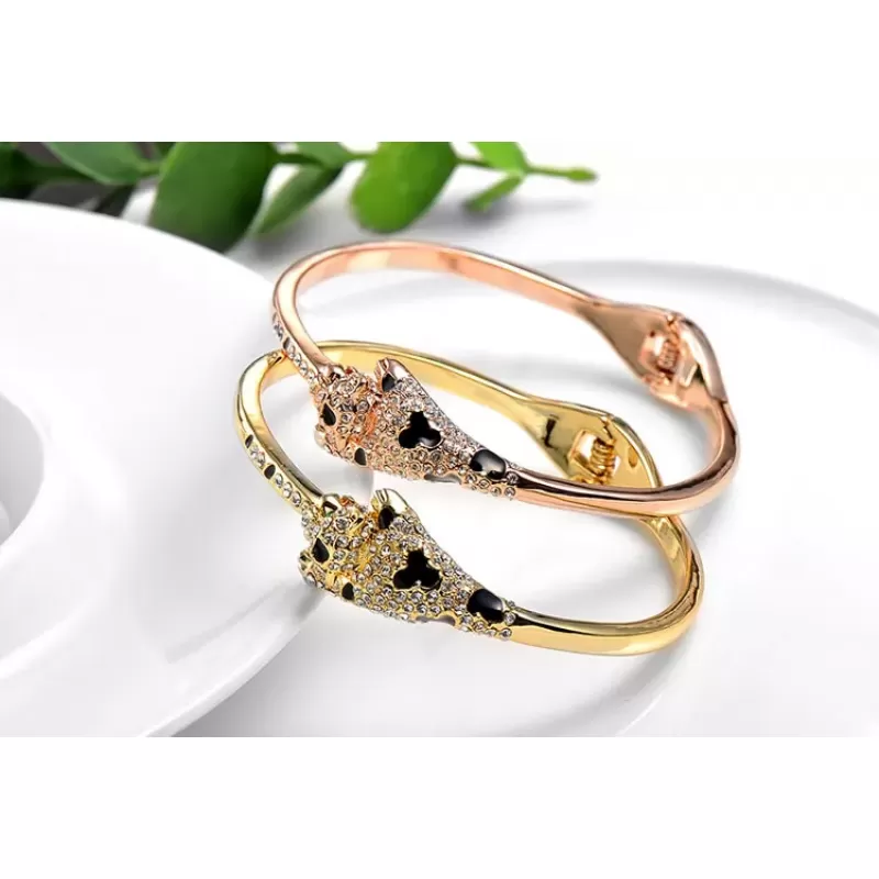 Браслет ROZI BC-15905A гепард, цвет розовое золото