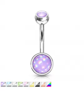 Серьга банан для пирсинга в пупок Piercedfish NS90 из стали