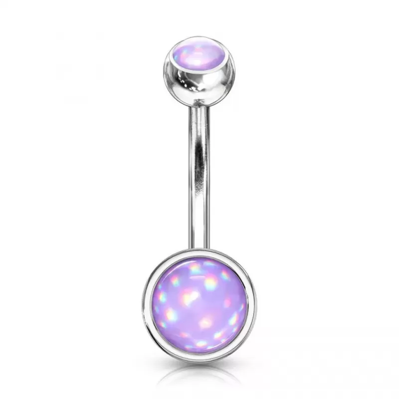 Серьга банан для пирсинга в пупок Piercedfish NS90 из стали