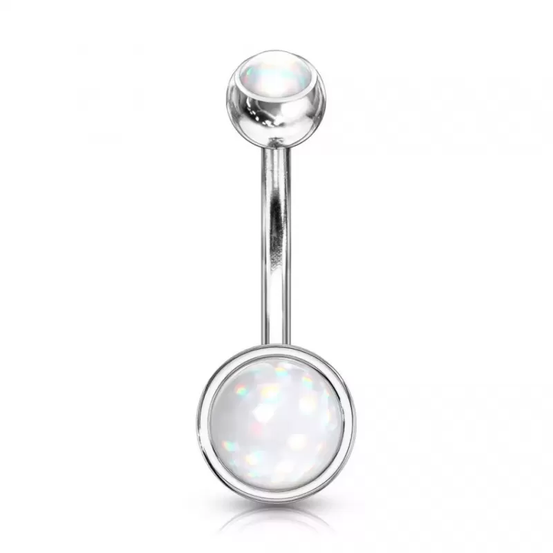 Серьга банан для пирсинга в пупок Piercedfish NS90 из стали