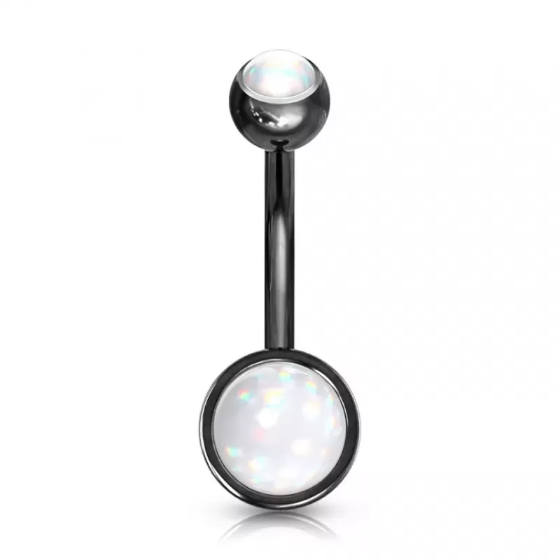 Серьга банан для пирсинга в пупок Piercedfish NS90 из стали