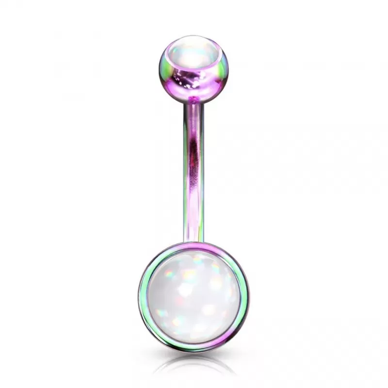 Серьга банан для пирсинга в пупок Piercedfish NS90 из стали