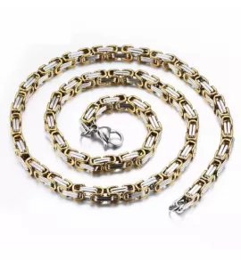 Мужская византийская цепочка Everiot SN-XP-1060 из нержавеющей стали