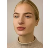 Циркуляр-подкова из стали с внутренней резьбой PiercedFish HSI для септума, уха, серьга хард для тоннелей, для брови, губ, пупка, сосков, пирсинга смайл