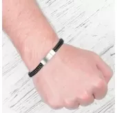 Кожаный браслет мужской Everiot BC-MJ-1775 с магнитным замком