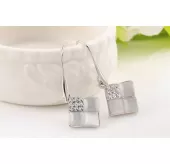 Серьги ROZI RR-06390A в форме ромбов