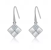 Серьги ROZI RR-06390A в форме ромбов
