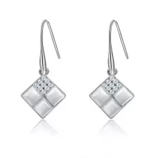 Серьги ROZI RR-06390A в форме ромбов