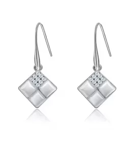 Серьги ROZI RR-06390A в форме ромбов