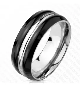 Мужское кольцо из титана TATIC R-TI-4397 черное