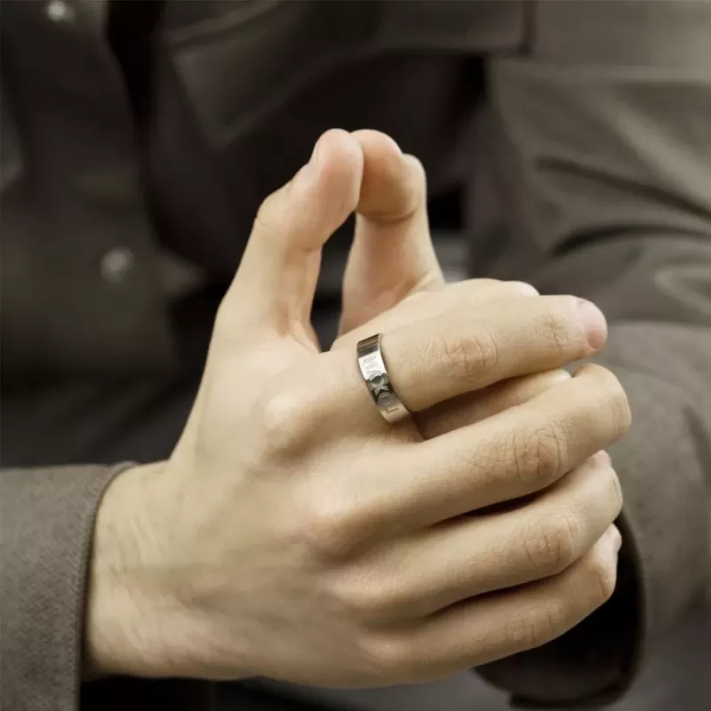 Кольцо из стали TATIC RSS-7534 с прикольной надписью