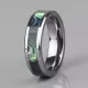 Кольцо из карбида вольфрама INFY RTG-0106-ST с вставкой из галиотиса