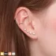 Серьга микроштанга для пирсинга уха PiercedFish JA02-K из стали