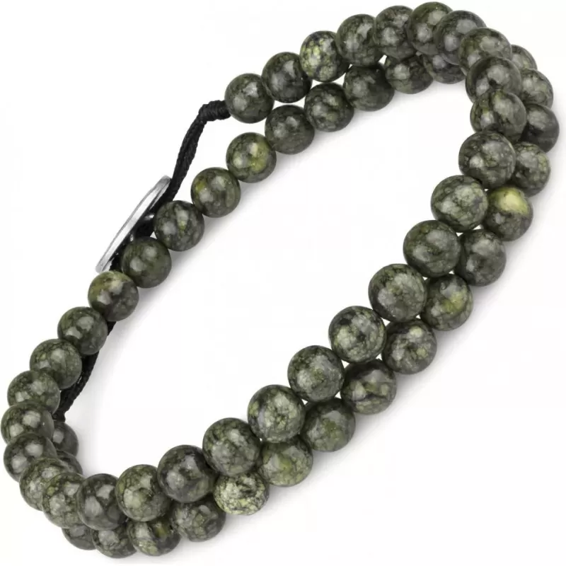 Браслет Everiot Select LNS-8005 из натурального змеевика