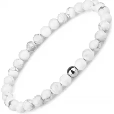 Женский браслет Everiot Select LNS-8030 из белого кахолонга