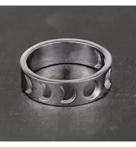 Женское кольцо из ювелирной стали TATIC RSS-8008, фазы Луны