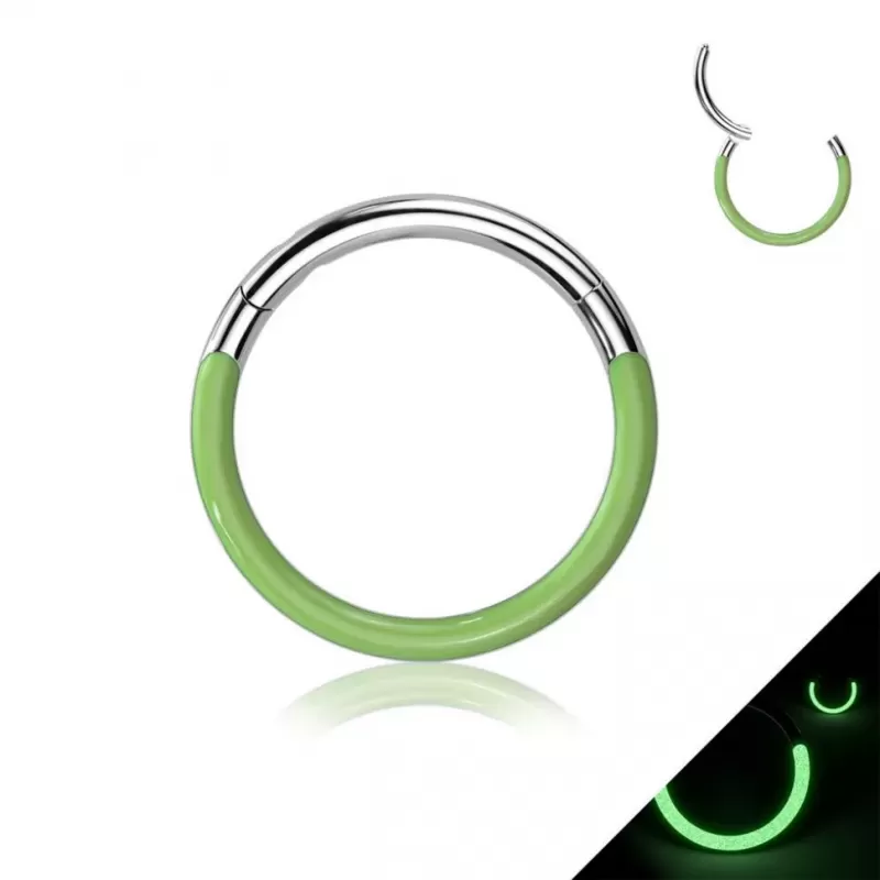 Кольцо кликер из титана Pirslab RHT013 серьга для пирсинга септума, хряща уха, брови, носа, губ, пупка, сосков