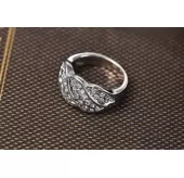 Кольцо ROZI RG-37320 плетение с фианитами