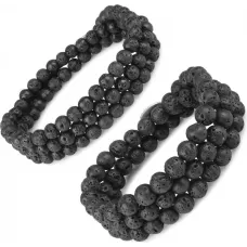 Браслет Everiot Select LNS-8006 из лавы (базальта)