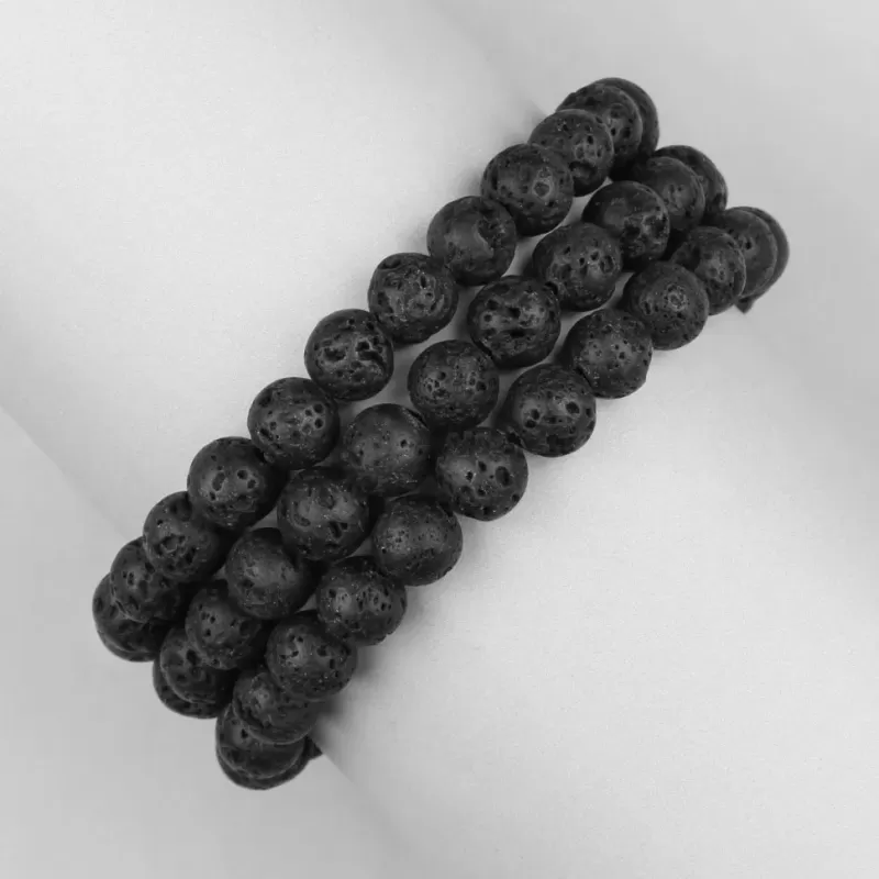 Браслет Everiot Select LNS-8006 из лавы (базальта)