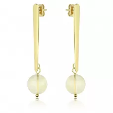 Женские висячие серьги с цитрином Everiot Select SE-LNS-0007