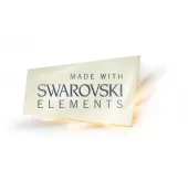 Кольцо из стали Everiot AAB-861RSSBK с кристаллом Swarovski