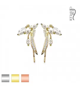 Серьги-зажимы TATIC EL-21 с фианитами