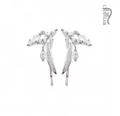 Серьги-зажимы TATIC EL-21 с фианитами