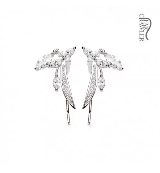 Серьги-зажимы TATIC EL-21 с фианитами
