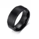 Кольцо из стали TATIC RSS-4512 с матовой поверхностью, черное