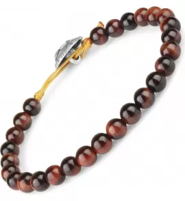 Браслет из камня бычий глаз Everiot Select LNS-8007