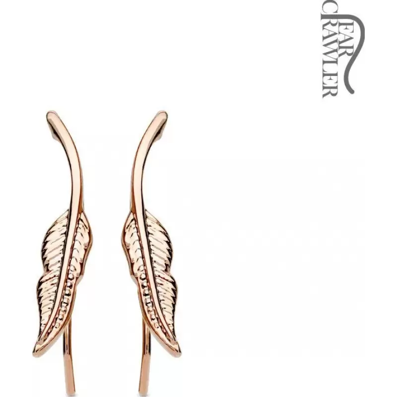 Серьги вдоль мочки TATIC EL-25 в форме листиков