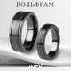 Черное кольцо из карбида вольфрама INFY --R-TG-9323