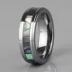 Кольцо из карбида вольфрама INFY R-TG-0105 (R-TU17) со вставкой из галиотиса (с перламутром)