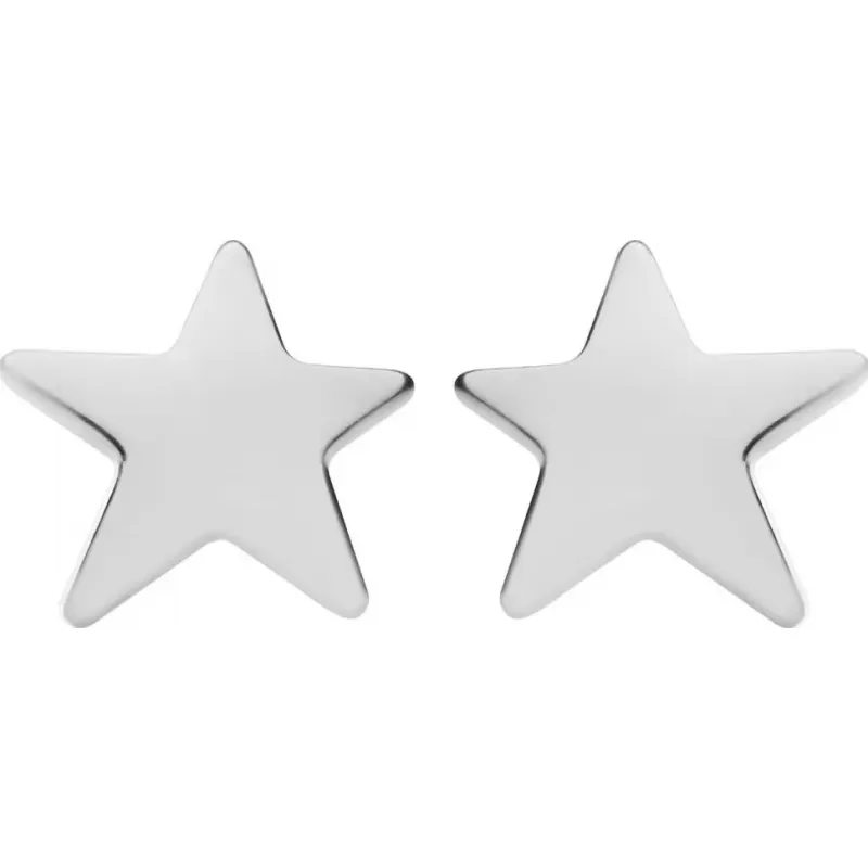 Стальные серьги-гвоздики в форме звезд Everiot SE-ZS-1359