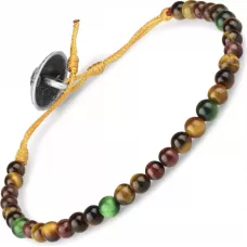 Браслет Everiot Select LNS-8008 из камня тигровый глаз