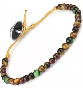 Браслет Everiot Select LNS-8008 из камня тигровый глаз